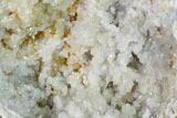 Keokuk Quartz Geode with Calcite Crystals - Iowa #144702-3